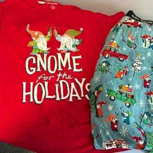 Little blue house matching PJ set adult large unisex